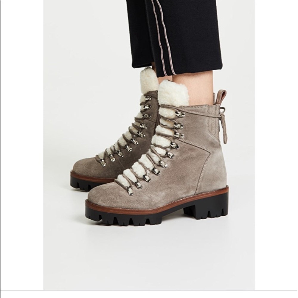 New Jeffrey Campbell Culvert Sherpa boot size 8.5, 10